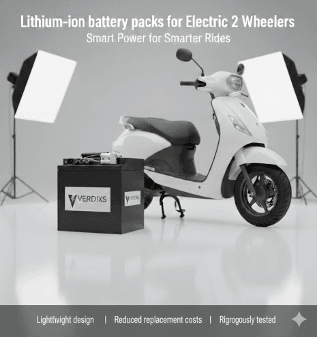 Electric 2 wheeler battery pack