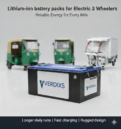Three-wheeler battery pack